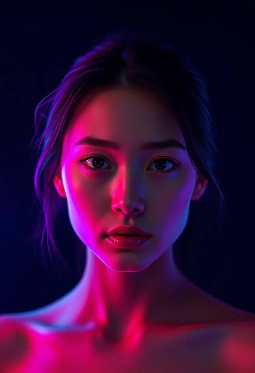 Portrait IA cinématique