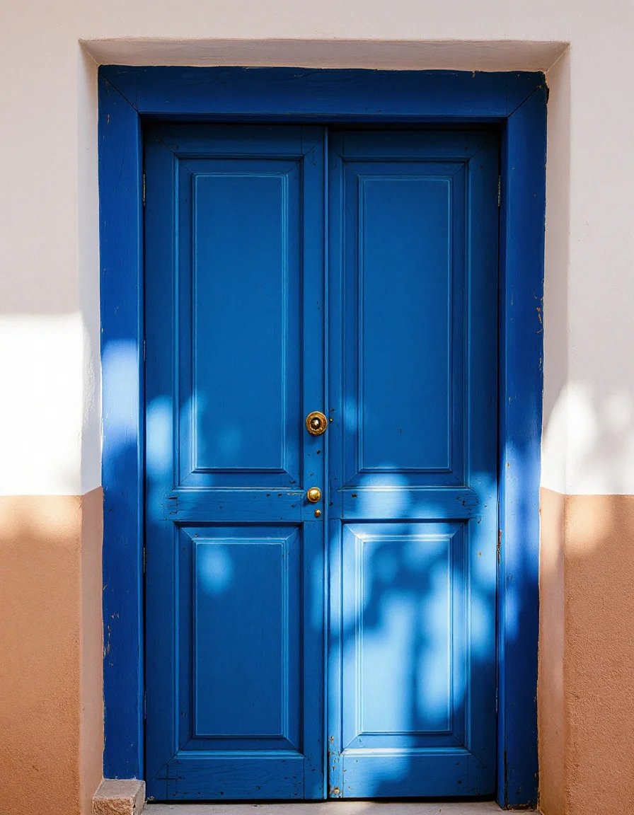The blue door — iafetch image